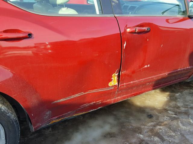 1B3LC76M18N589213 - 2008 DODGE AVENGER R/ RED photo 9