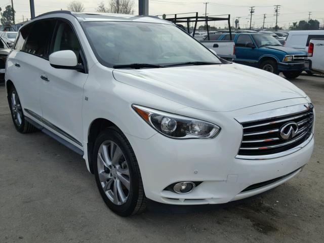 5N1AL0MM7EC514230 - 2014 INFINITI QX60 WHITE photo 1