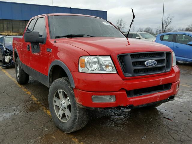 1FTPX14525FA34712 - 2005 FORD F150 RED photo 1