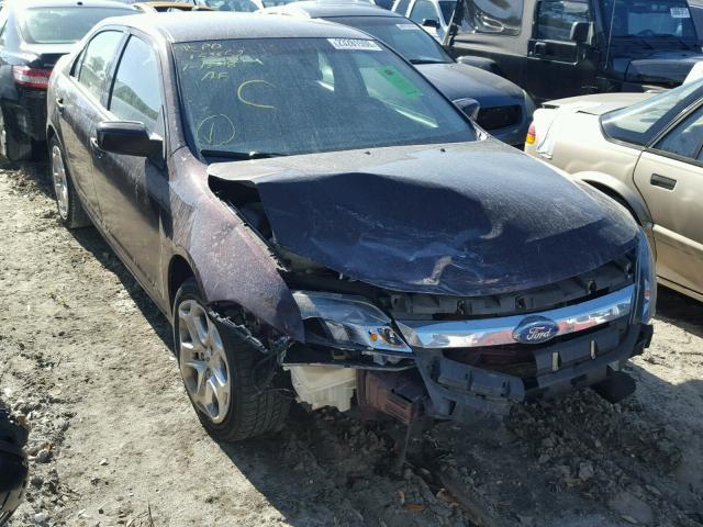 3FAHP0HA7BR298664 - 2011 FORD FUSION SE MAROON photo 1