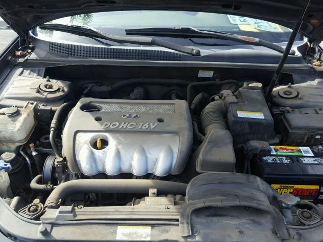 5NPEU46C16H113647 - 2006 HYUNDAI SONATA GLS BLUE photo 7