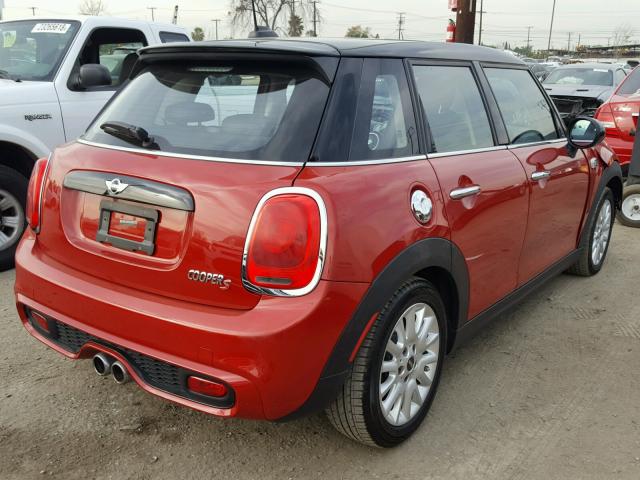 WMWXU3C54G2D29729 - 2016 MINI COOPER S RED photo 4