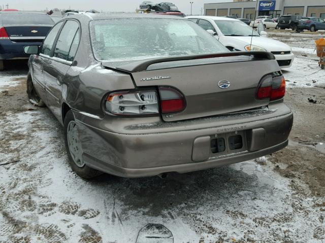 1G1ND52J92M565140 - 2002 CHEVROLET MALIBU TAN photo 3