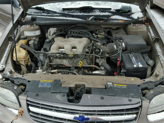 1G1ND52J92M565140 - 2002 CHEVROLET MALIBU TAN photo 7