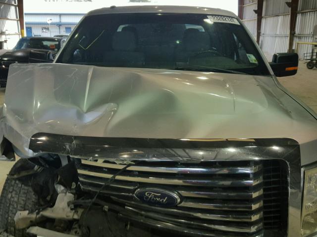 1FTEW1C81AFD22897 - 2010 FORD F150 SUPER SILVER photo 7