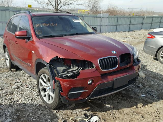 5UXZV4C58CL986824 - 2012 BMW X5 XDRIVE3 მუქწითელი ფოტო 1