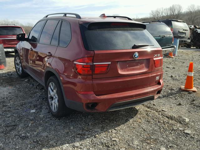 5UXZV4C58CL986824 - 2012 BMW X5 XDRIVE3 მუქწითელი ფოტო 3