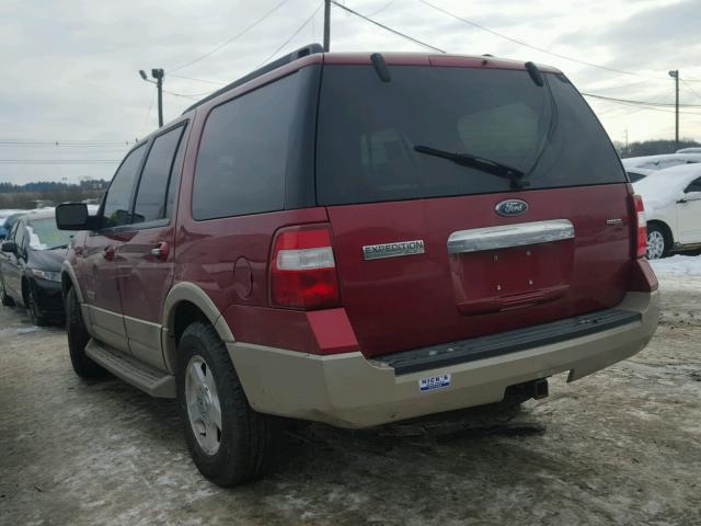 1FMFU18537LA53042 - 2007 FORD EXPEDITION RED photo 3