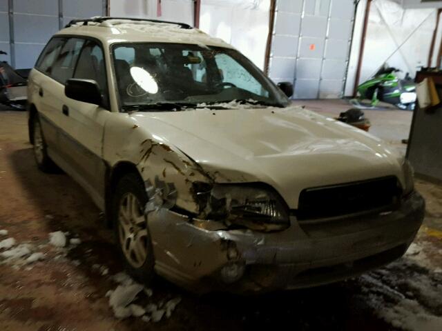 4S3BH665337642764 - 2003 SUBARU LEGACY OUT WHITE photo 1