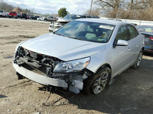 1G11C5SL9EF201327 - 2014 CHEVROLET MALIBU 1LT SILVER photo 2