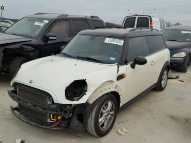 WMWZF3C54DT489647 - 2013 MINI COOPER CLU CREAM photo 2