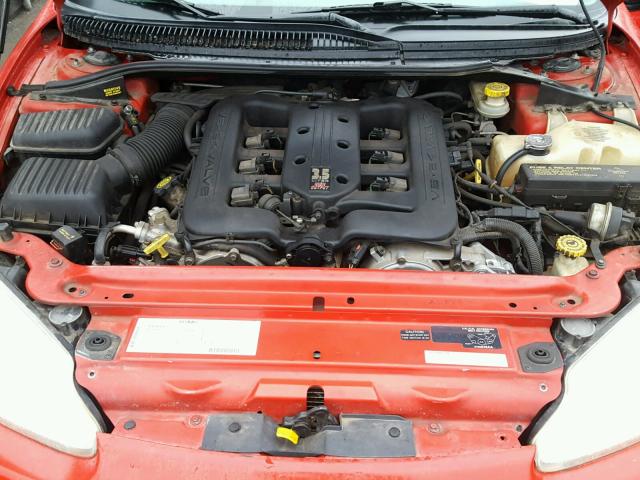 2B3AD76V81H665778 - 2001 DODGE INTREPID R RED photo 7