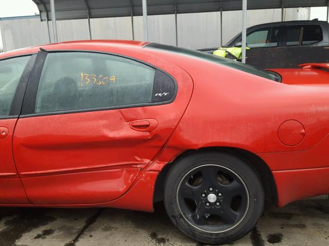 2B3AD76V81H665778 - 2001 DODGE INTREPID R RED photo 9