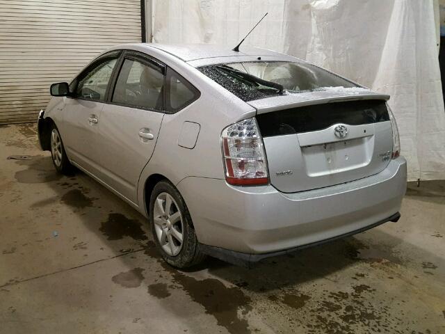 JTDKB20U777615440 - 2007 TOYOTA PRIUS SILVER photo 3