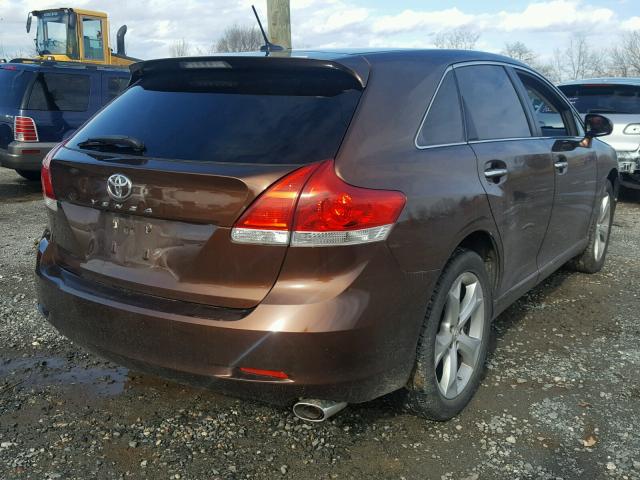 4T3ZK11A29U005076 - 2009 TOYOTA VENZA BASE BROWN photo 4