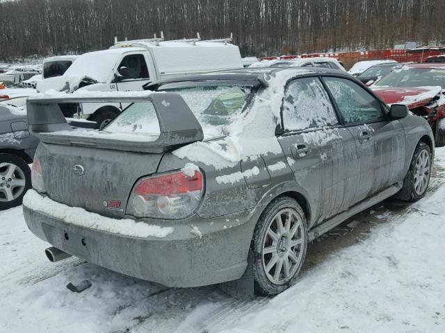 JF1GD70676L517177 - 2006 SUBARU IMPREZA WR GRAY photo 4