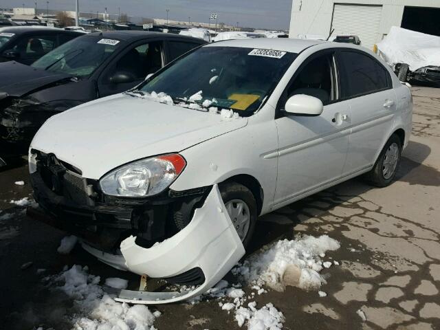 KMHCN4AC0BU617971 - 2011 HYUNDAI ACCENT GLS WHITE photo 2