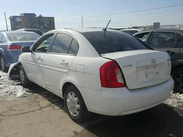 KMHCN4AC0BU617971 - 2011 HYUNDAI ACCENT GLS WHITE photo 3