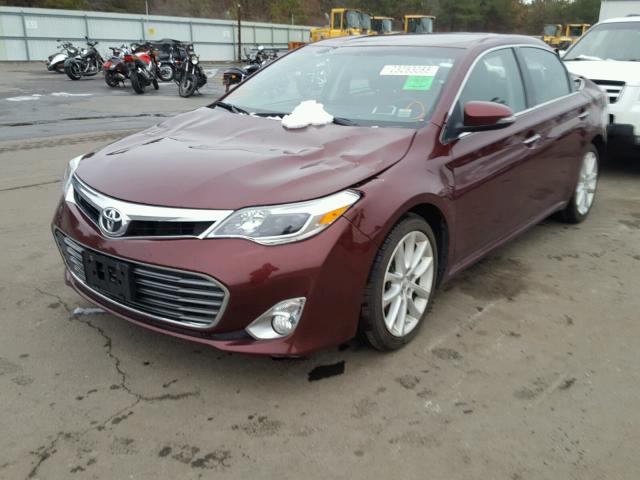 4T1BK1EB8DU034524 - 2013 TOYOTA AVALON BAS MAROON photo 2