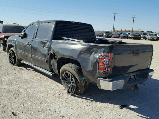 3GCPKTE33BG404244 - 2011 CHEVROLET SILVERADO BLACK photo 3