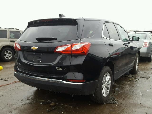 2GNAXJEV0J6163967 - 2018 CHEVROLET EQUINOX LT BLACK photo 4