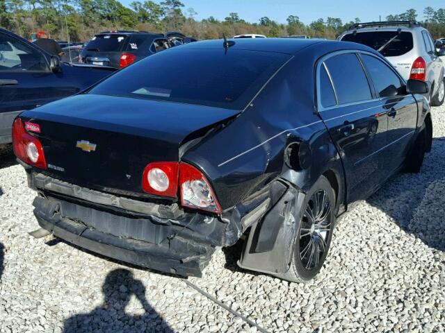 1G1ZB5E17BF377336 - 2011 CHEVROLET MALIBU LS BLACK photo 4