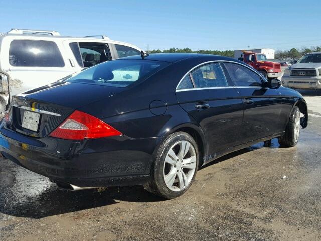 WDDDJ72X09A149460 - 2009 MERCEDES-BENZ CLS 550 BLACK photo 4