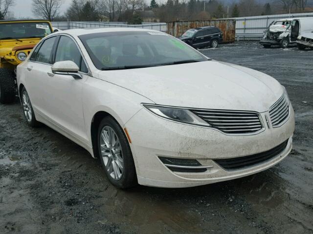 3LN6L2LU7ER817836 - 2014 LINCOLN MKZ HYBRID WHITE photo 1