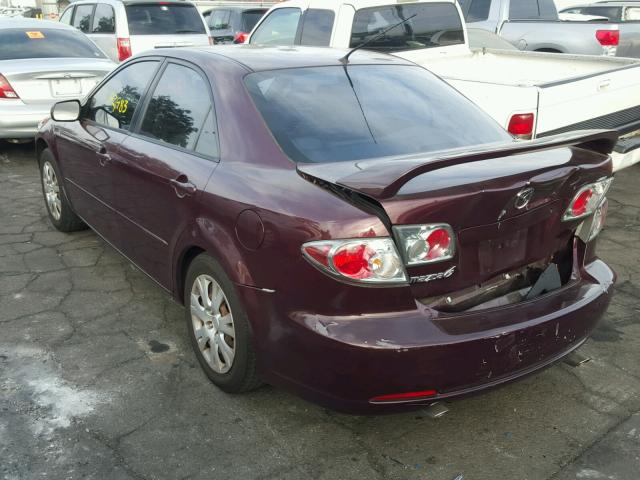 1YVFP80C065M48503 - 2006 MAZDA 6 I RED photo 3