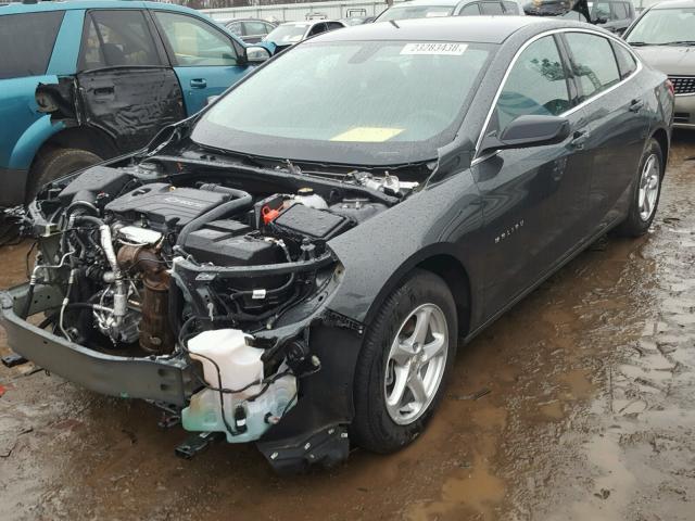 1G1ZB5ST9HF271467 - 2017 CHEVROLET MALIBU LS GRAY photo 2