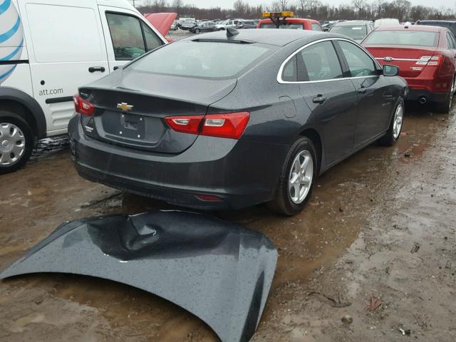 1G1ZB5ST9HF271467 - 2017 CHEVROLET MALIBU LS GRAY photo 4