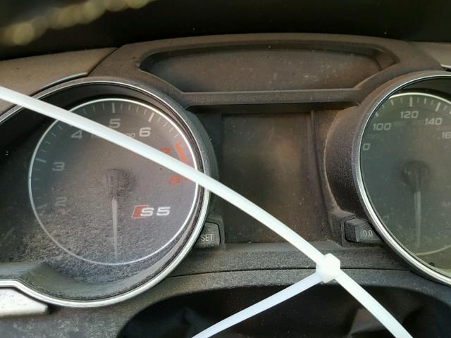 WAUVGAFH7AN025743 - 2010 AUDI S5 PRESTIG GRAY photo 8