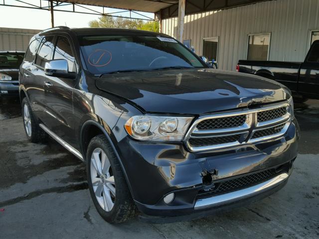 1D4SD4GT1BC593103 - 2011 DODGE DURANGO CR GRAY photo 1