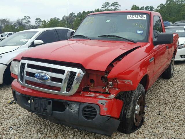 1FTYR10D98PA54062 - 2008 FORD RANGER RED photo 2
