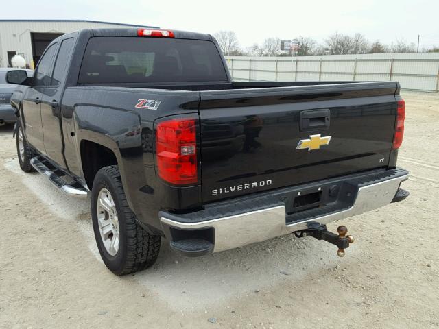 1GCVKREC3EZ111328 - 2014 CHEVROLET SILVERADO BLACK photo 3