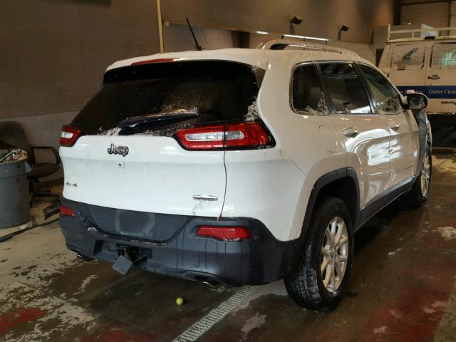 1C4PJMCS6EW128568 - 2014 JEEP CHEROKEE L WHITE photo 4