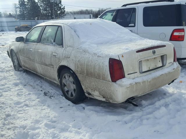 1G6KF54981U169984 - 2001 CADILLAC DEVILLE DT WHITE photo 3