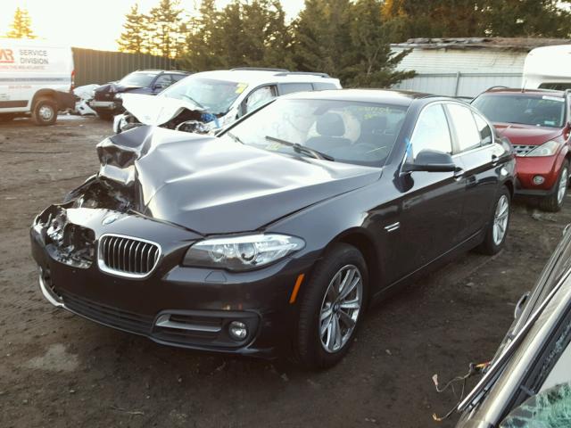 WBA5A7C56FD626735 - 2015 BMW 528 XI BLACK photo 2