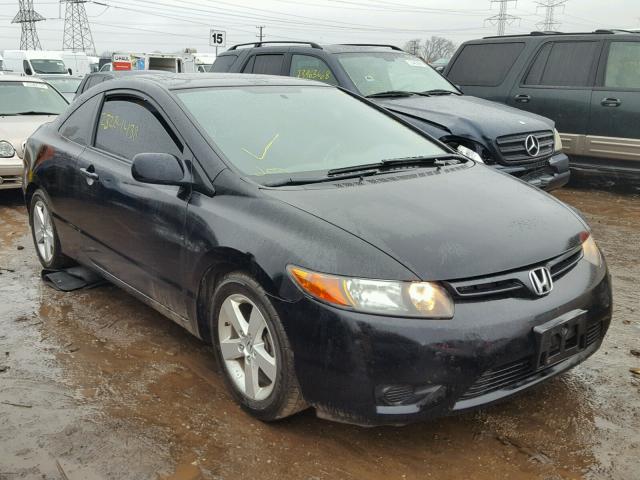 2HGFG12888H522687 - 2008 HONDA CIVIC EX BLACK photo 1