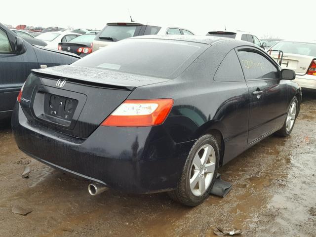 2HGFG12888H522687 - 2008 HONDA CIVIC EX BLACK photo 4