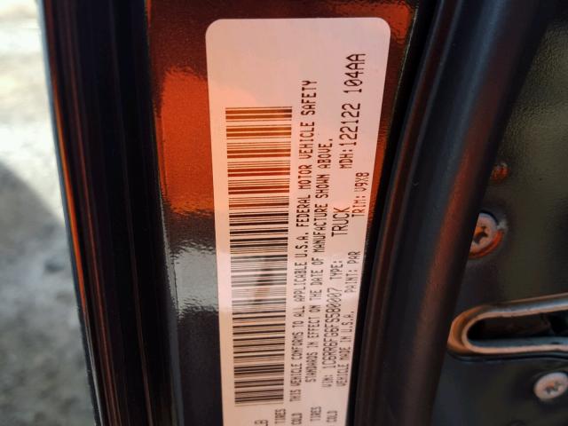 1C6RR6FG6FS580007 - 2015 RAM 1500 ST GRAY photo 10