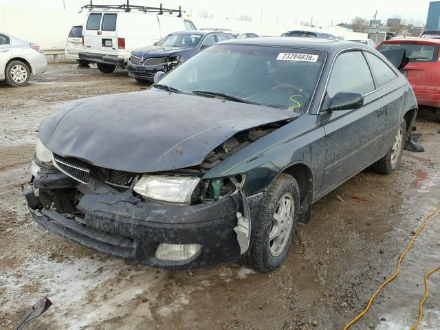 2T1CG22P31C436377 - 2001 TOYOTA CAMRY SOLA GREEN photo 2