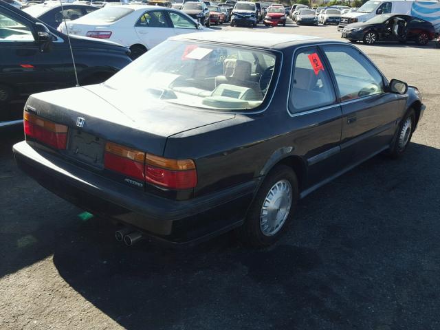 1HGCB7266LA049401 - 1990 HONDA ACCORD EX BLACK photo 4