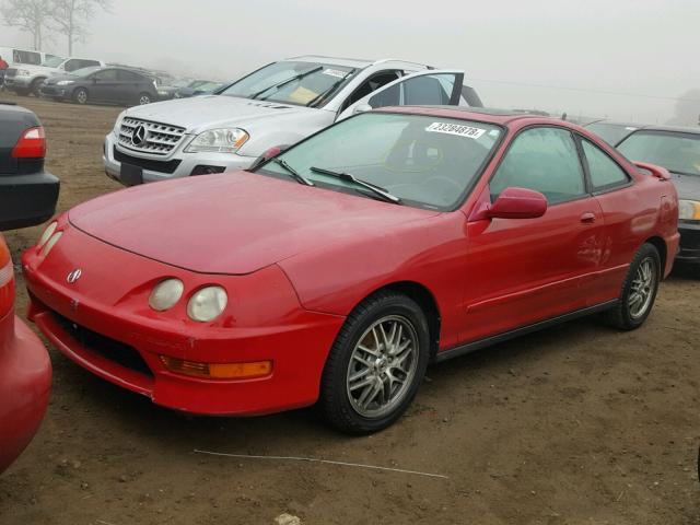 JH4DC4450XS011261 - 1999 ACURA INTEGRA LS RED photo 2