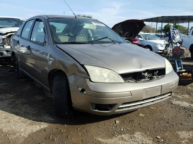 1FAFP34N25W145354 - 2005 FORD FOCUS ZX4 TAN photo 1