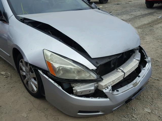 1HGCM66506A041305 - 2006 HONDA ACCORD EX SILVER photo 9