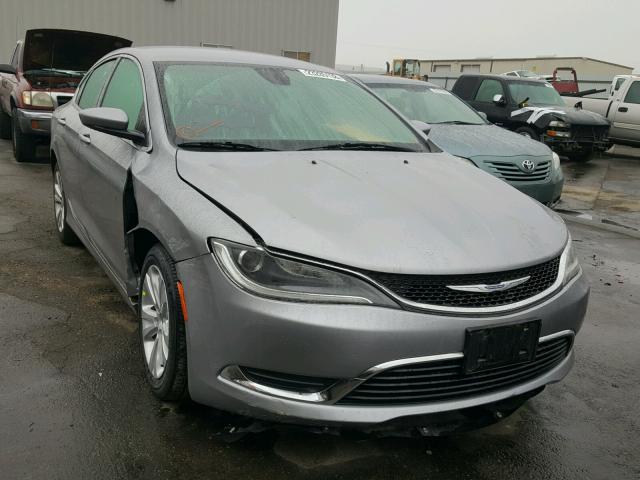 1C3CCCAB8FN650474 - 2015 CHRYSLER 200 LIMITE SILVER photo 1