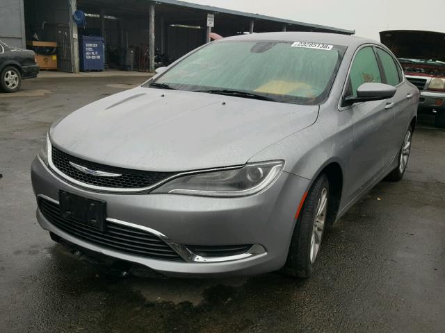 1C3CCCAB8FN650474 - 2015 CHRYSLER 200 LIMITE SILVER photo 2