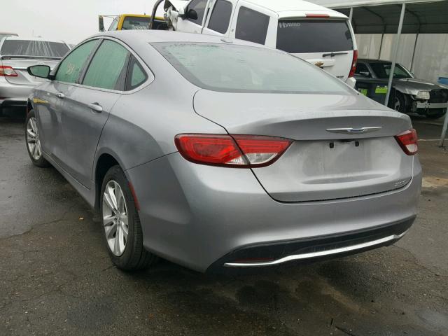 1C3CCCAB8FN650474 - 2015 CHRYSLER 200 LIMITE SILVER photo 3