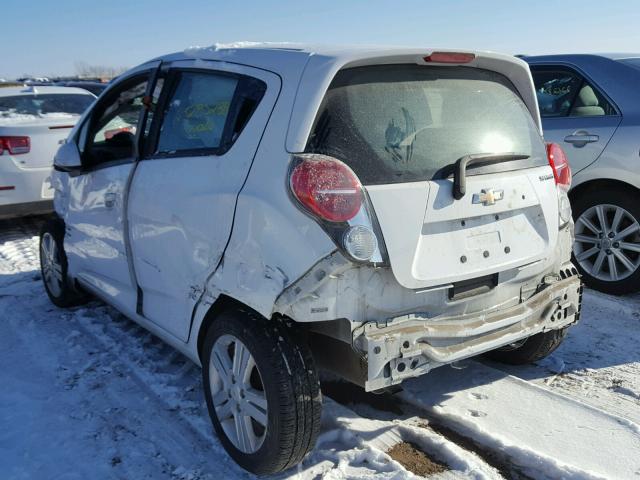 KL8CA6S94DC598437 - 2013 CHEVROLET SPARK LS WHITE photo 3